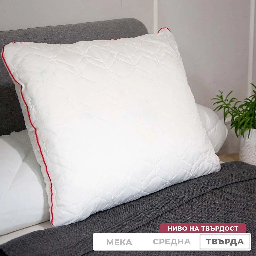 Мемори Фикс-Удобна възглавница с мемори пух 50/70 см. Izidream