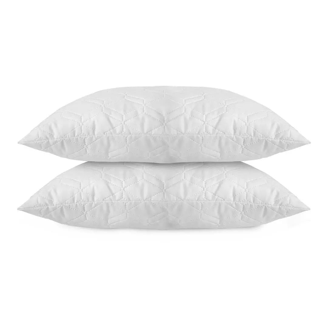 Комплект от 2 броя удобни възглавници за сън Монако 50/70 см, За всички позиции на спане, С пълнеж силиконов пух, Капитонирани Izidream