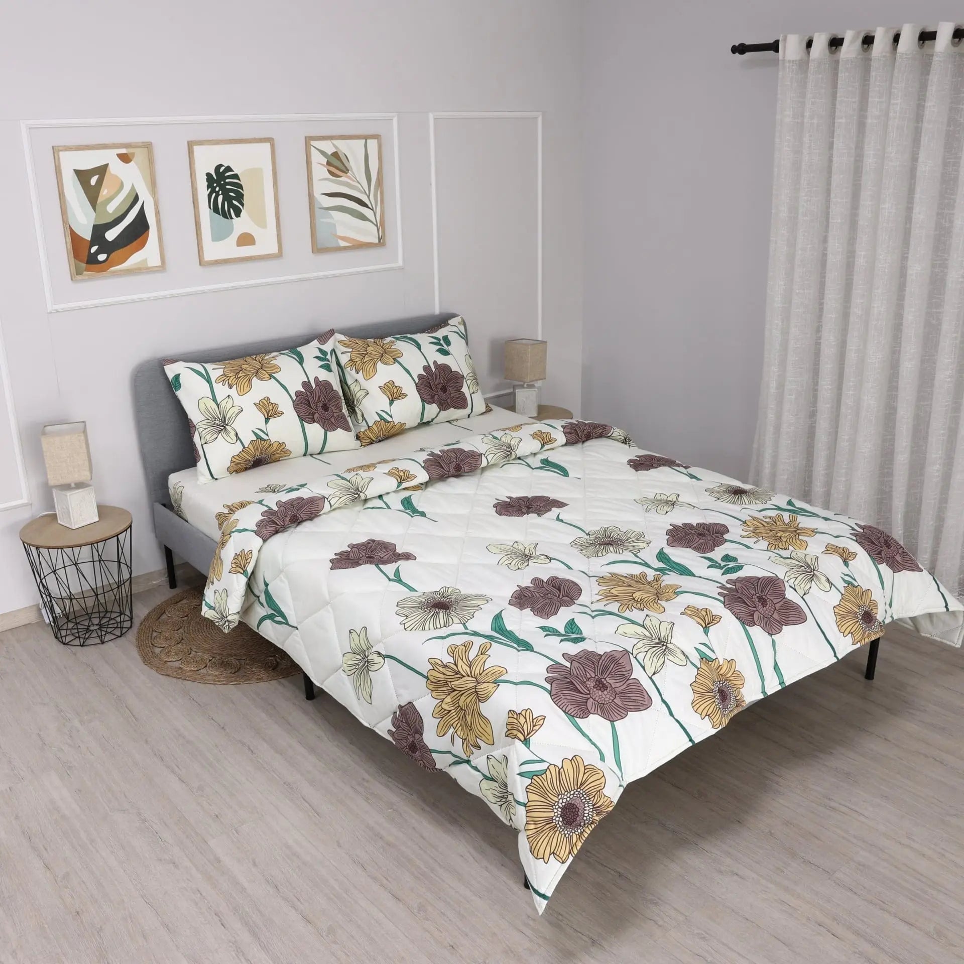 Единичен спален комплект с олекотена завивка Алия 150/210см Izidream