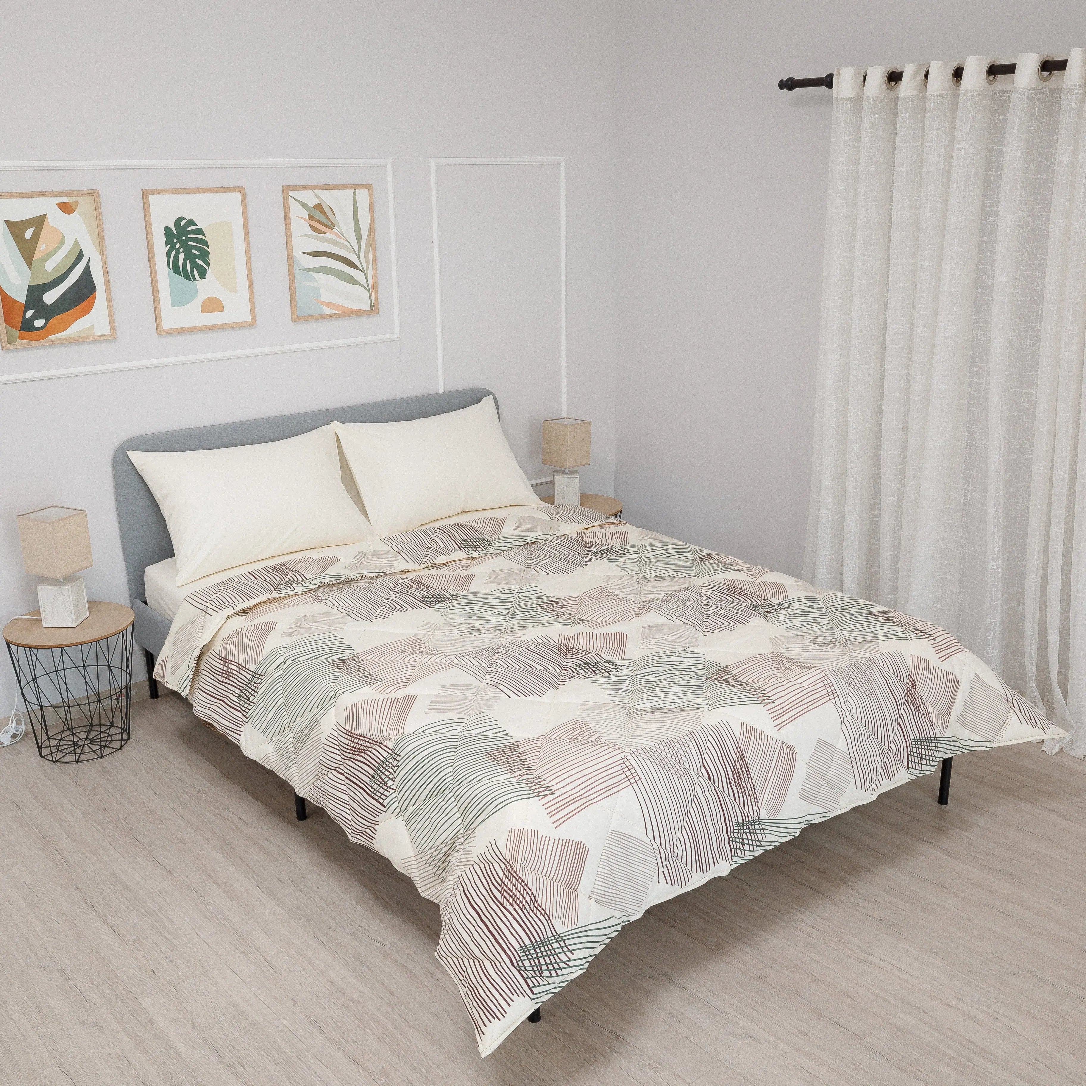 Единичен спален комплект с олекотена завивка Беатрис 150/210см Izidream