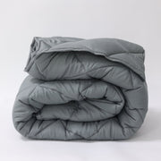 Лятна олекотена завивка за спалня Елинор Тъмно сиво 200/210 см.