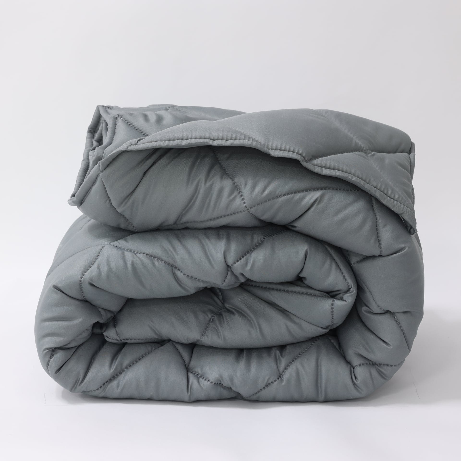 Лятна олекотена завивка за спалня Елинор Тъмно сиво 200/210 см.