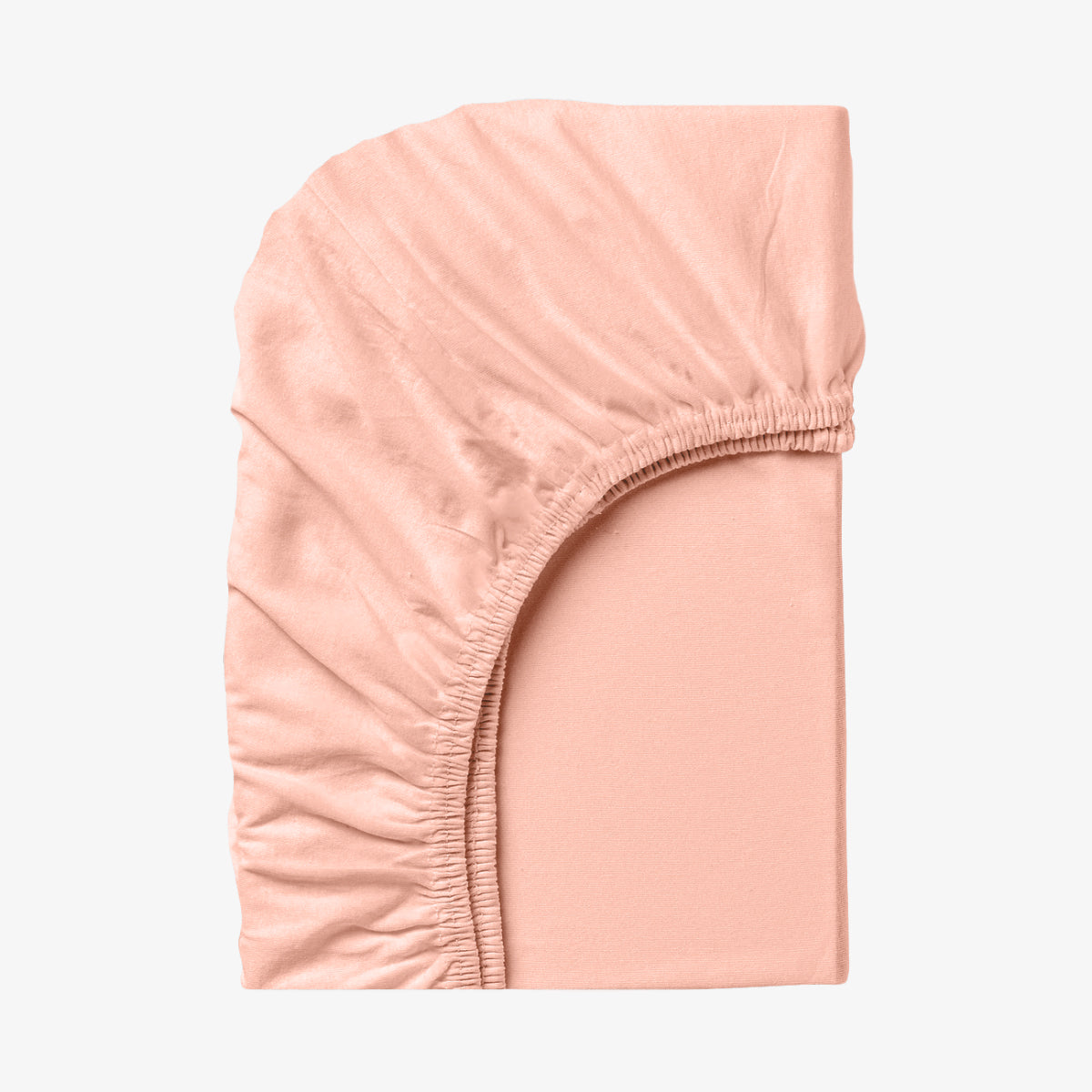 Чаршаф с ластик трико 90/200/25, Праскова