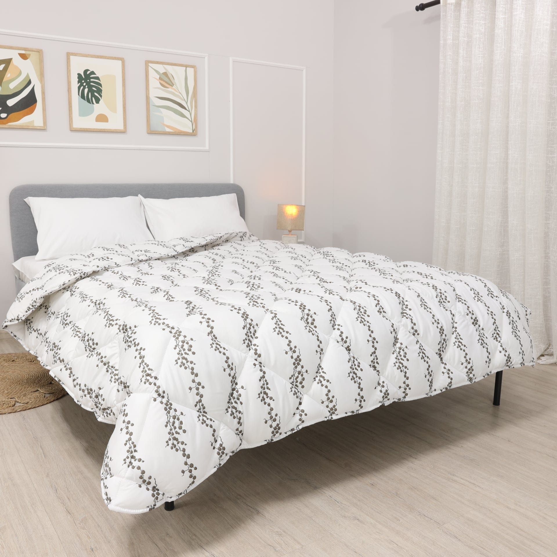 Лятна олекотена завивка за единично легло Хюга Клонки 150/210 см.